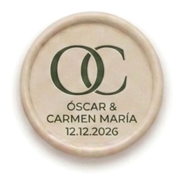 Sello Óscar y Carmen María